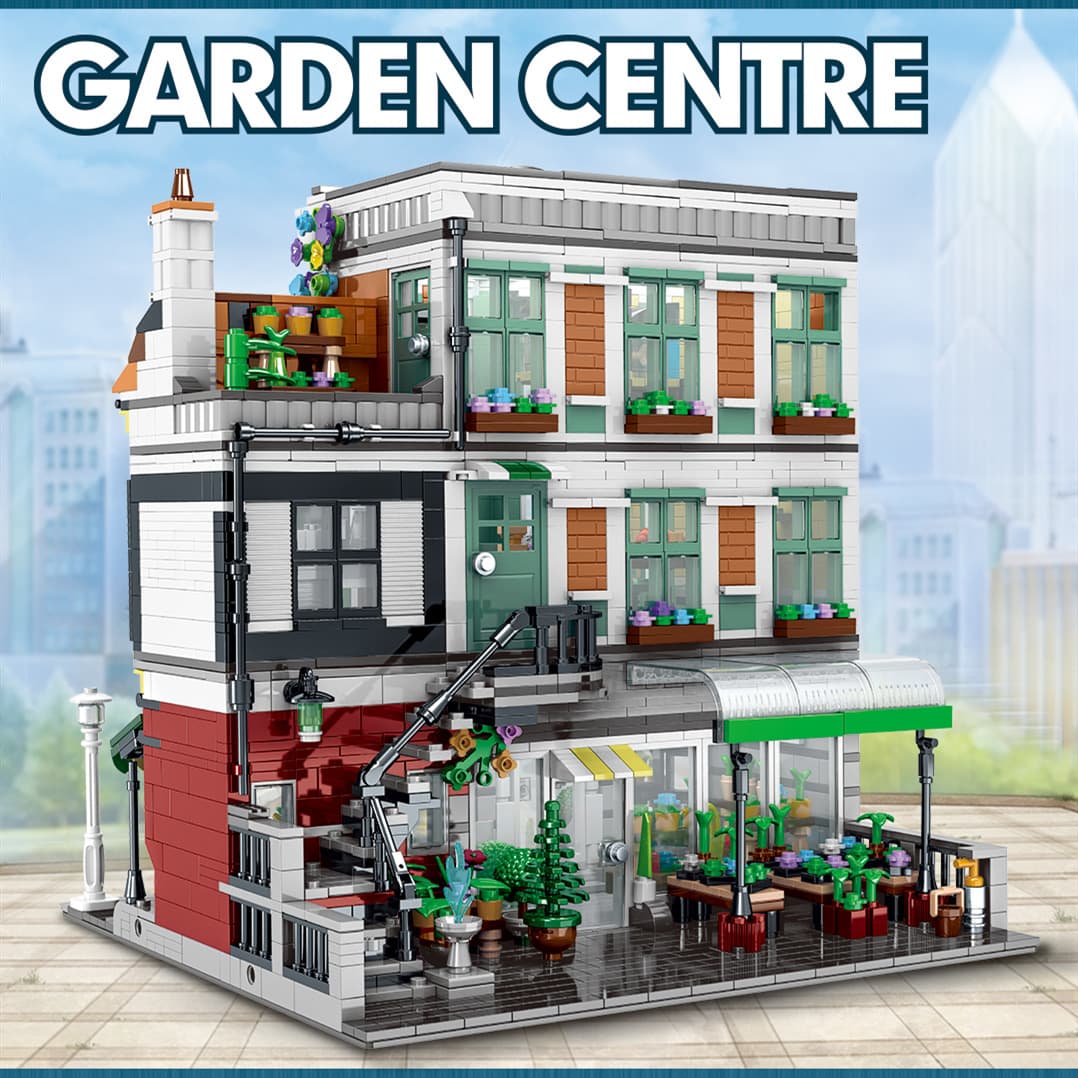 urge 10200 bricks blooms modular garden centre 5551 - LEPIN Germany