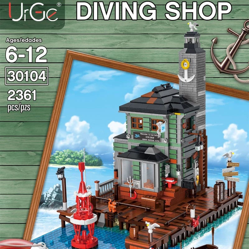 urge 30104 diving shop modular buildings 6910 - LEPIN Germany