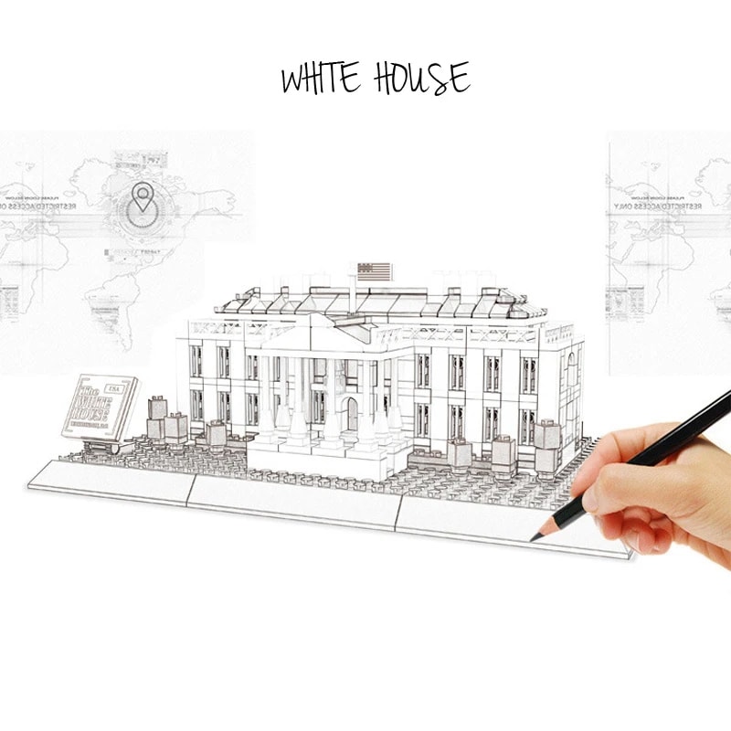 wange 4214 the american white house 3844 - LEPIN Germany