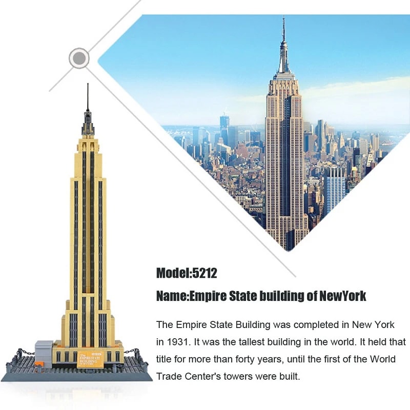 wange 5212 the empire state building of new york 3502 - LEPIN Germany