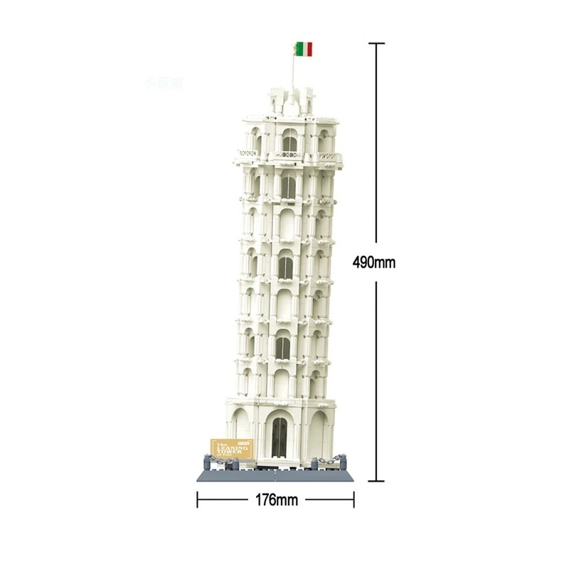 wange 5214 the leaning tower of pisa 2275 - LEPIN Germany