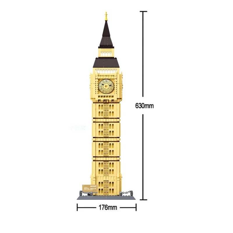 wange 5216 the big ben of london elizabeth tower 6693 - LEPIN Germany
