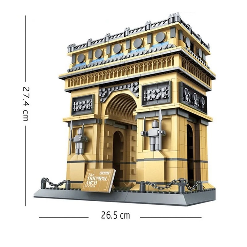 wange 5223 the triumphal arch of paris modular building 1284 - LEPIN Germany
