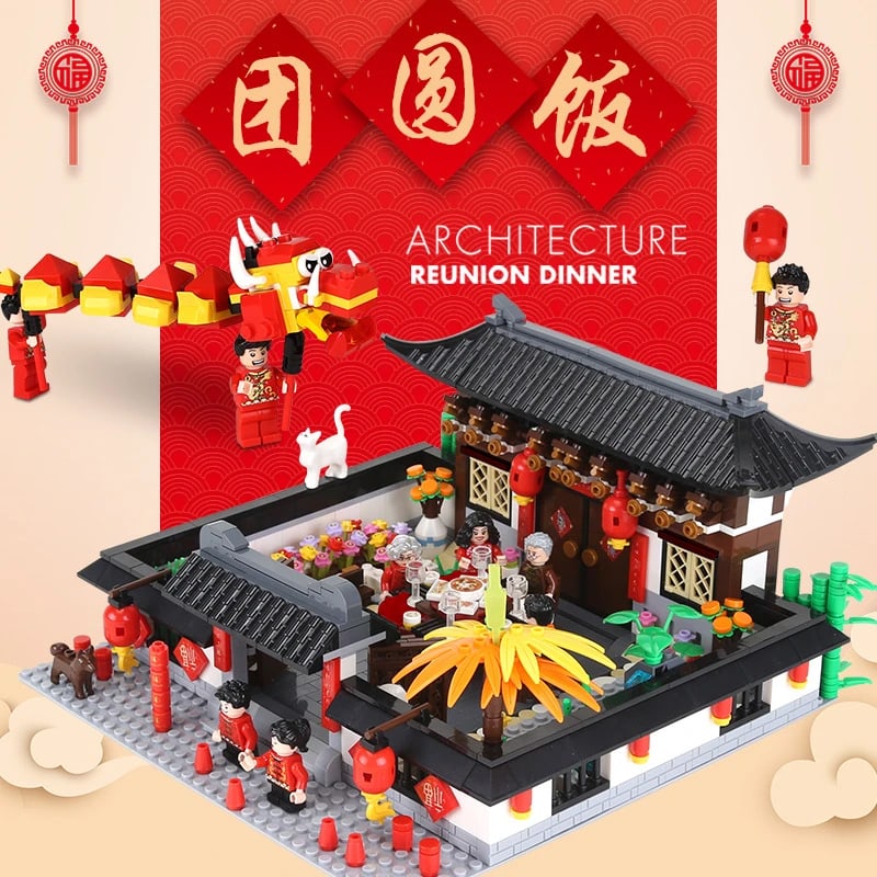 wange 5312 reunion dinner chinese new year holiday 4160 - LEPIN Germany