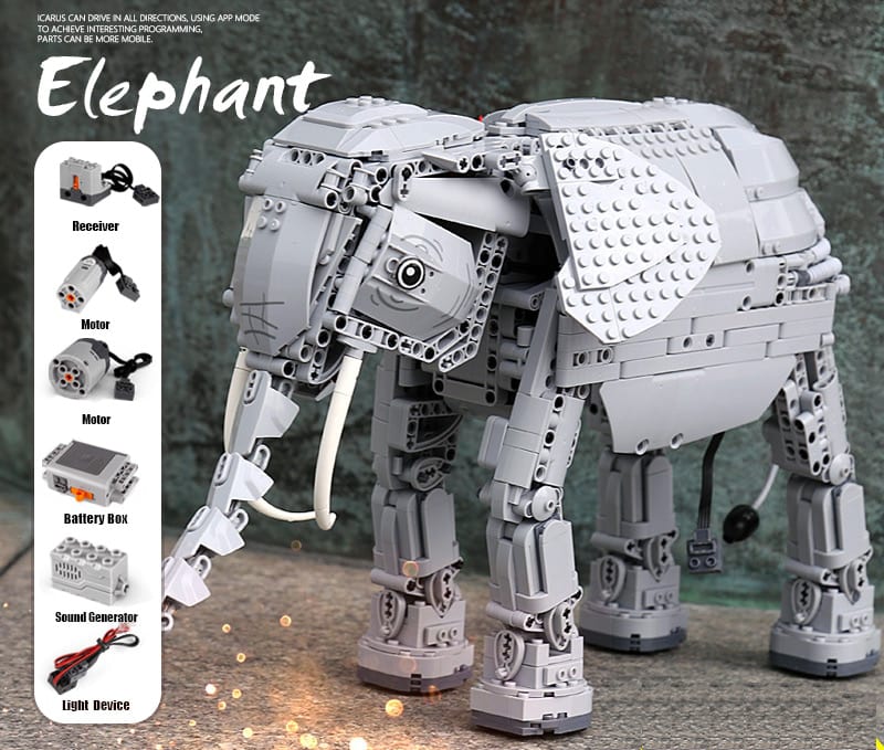 winner 7107 elephant robot remote control 6445 - LEPIN Germany