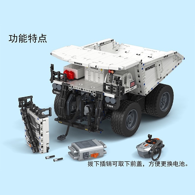 winner 7120 technology assembling model mining truck 2351 - LEPIN Germany