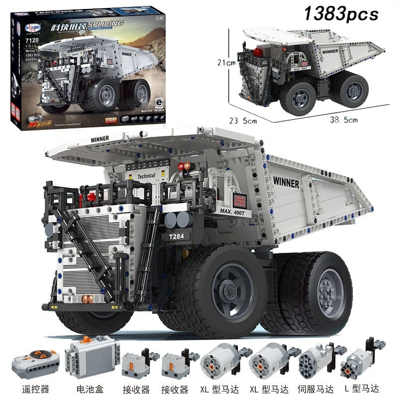winner 7120 technology assembling model mining truck 4464 - LEPIN Germany