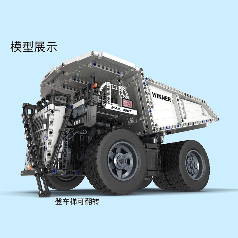 winner 7120 technology assembling model mining truck 8577 - LEPIN Germany
