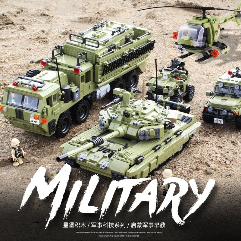 xingbao 06008 06015 military world war 2 technic army collections 3696 - LEPIN Germany