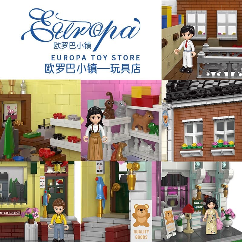 xingbao xb 01010 europa town toy store 3633 - LEPIN Germany