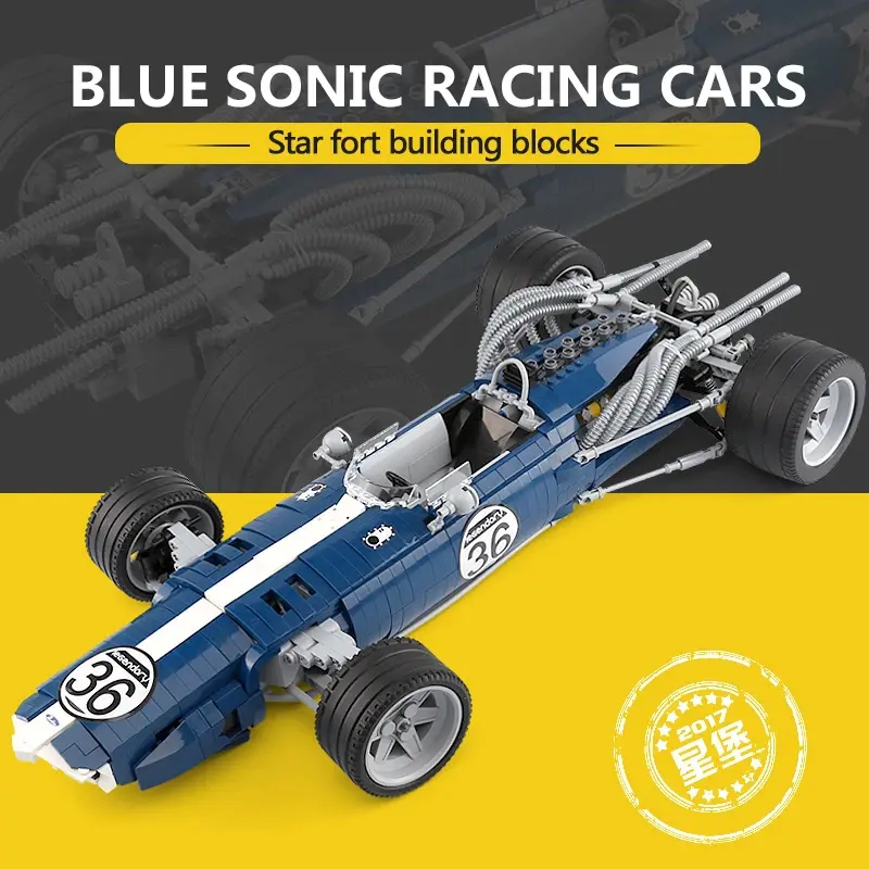 xingbao xb 03022 blue sonic eagle weslake mk1 t1g racing car 3544 - LEPIN Germany