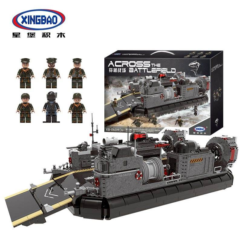 xingbao xb 06019 through the battlefield armored troop carrier hovercraft 4046 - LEPIN Germany