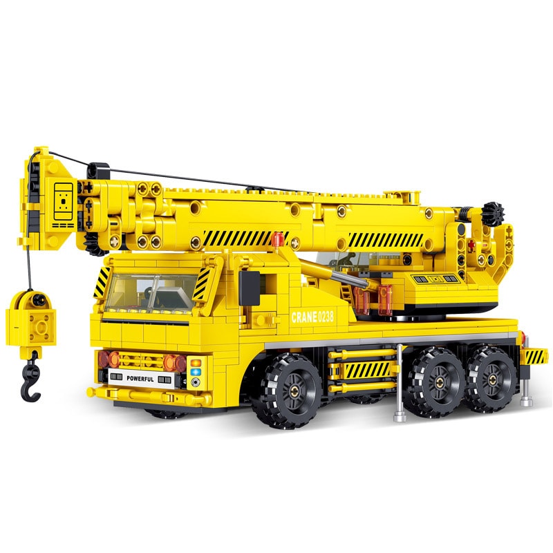 zhegao ql0238 engineering crane construction vehicle 2633 - LEPIN Germany