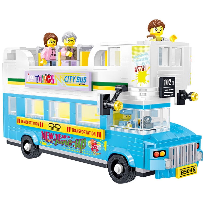 zhegao ql0952 city bus double decker city sightseeing bus 2170 - LEPIN Germany